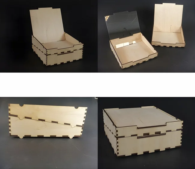 Vector Stackbox Wedge - Free download vector file Laser cut and CNC Cut Wood