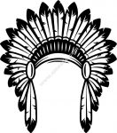 the hat of the Indian tribal chief – Free Download Vector Files