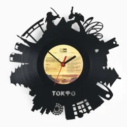 wall clock tokyo – Free download vector file Laser cut and CNC Cut Wood