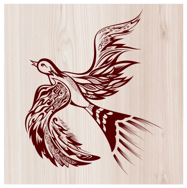 Bird Sign Graphics E0003699 file cdr and dxf free vector download for print or laser engraving machines