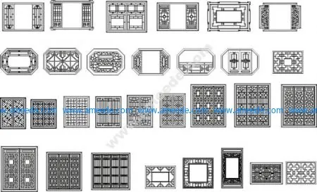 Chinese window grille