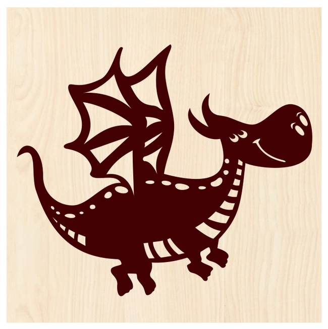 Drakosha the Dragon E0004258 file cdr and dxf free vector download for print or laser engraving machines