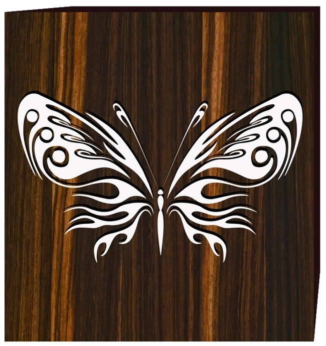 Ghost butterfly file cdr and dxf free vector download for print or laser engraving machines