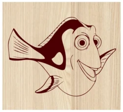 Seabird fish E0003939 file cdr and dxf free vector download for print or laser engraving machines