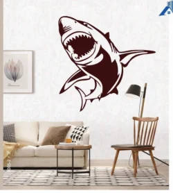 Shark shaped icon E0003587 file cdr and dxf pdf free vector download for laser cut