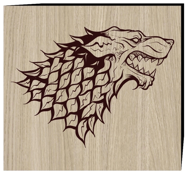 Wolf head E0003559 file cdr and dxf free vector download for print or laser engraving machines