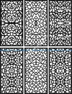 CNC cutting partition template