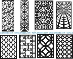 Geometric screen pattern