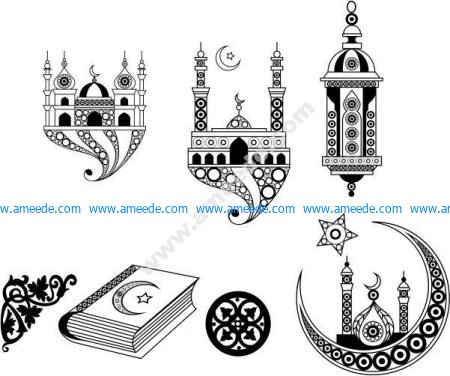 Islamic vector art