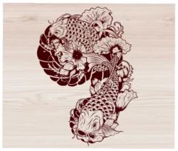 Japan tattoo style E0004484 file cdr and dxf free vector download for print or laser engraving machines