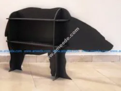 Bear Storage Shelf Rack CNC Template