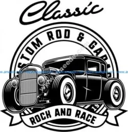 Classic car icon