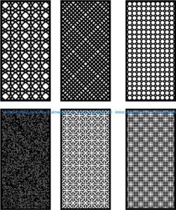 Decorative wallpaper patterns – Free Download Vector Files