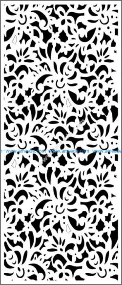 Ornamental panels template