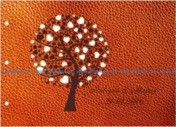 Book Plywood tree file cdr and dxf free vector download for Laser cut CNC