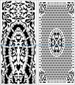 Set of arabic style baffles file cdr and dxf free vector download for Laser cut CNC