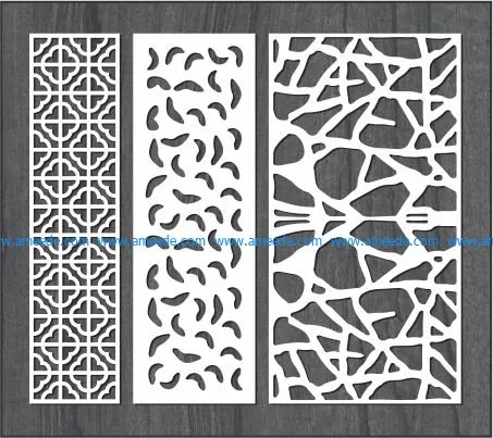 Simple Stone Wall Partition Design File Cdr And Dxf Free Vector 