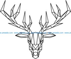 deer bridge file cdr and dxf free vector download for Laser cut plasma ...