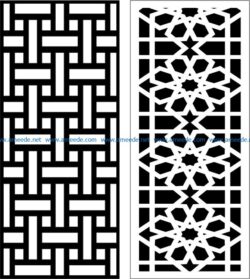 Design pattern panel screen E0006461 file cdr and dxf free vector ...