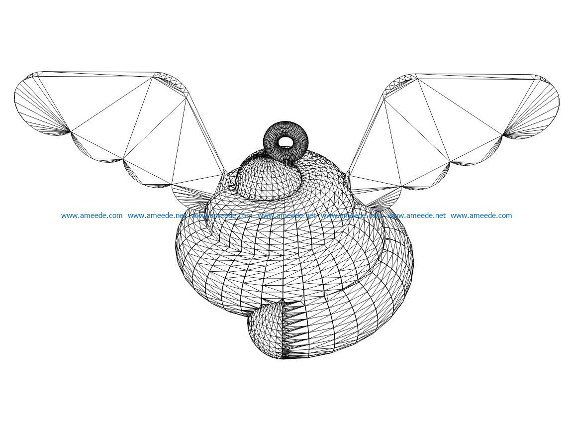 3D illusion led lamp Shit free vector download for laser engraving machines