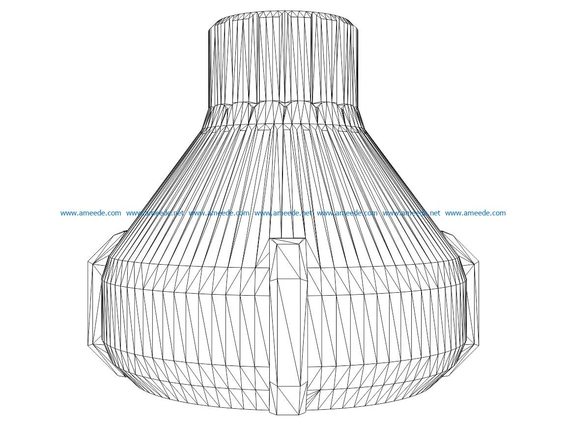 3D illusion led lamp aaa free vector download for laser engraving machines