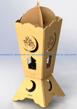 Arab light file cdr and dxf free vector download for Laser cut