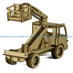 Crane file cdr and dxf free vector download for Laser cut