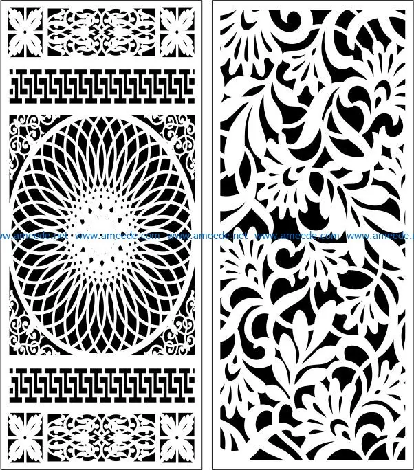 Design Pattern Panel Screen E0007599 File Cdr And Dxf Free Vector ...