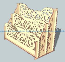 pen holder file cdr and dxf free vector download for Laser cut