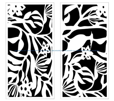 Design pattern panel screen AN00070827 file cdr and dxf free vector download for Laser cut CNC