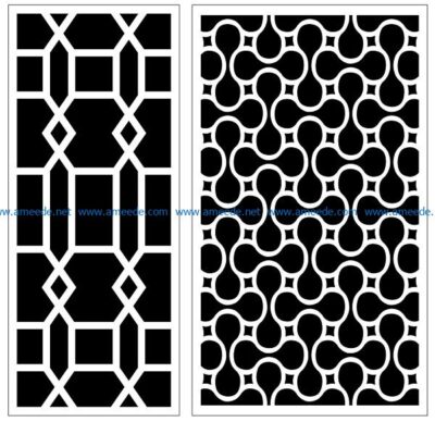 Design pattern panel screen AN00070846 file cdr and dxf free vector download for Laser cut CNC
