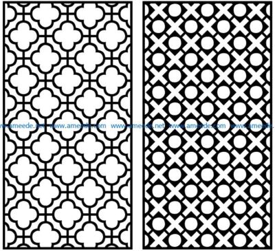 Design pattern panel screen AN00070855 file cdr and dxf free vector download for Laser cut CNC