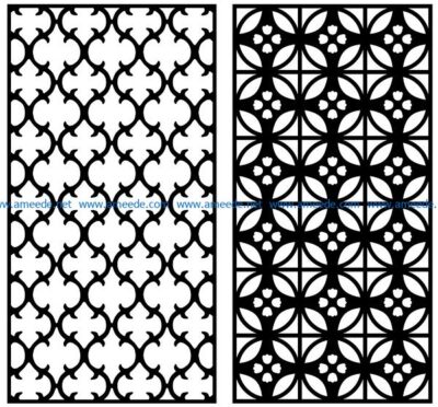 Design pattern panel screen AN00070862 file cdr and dxf free vector download for Laser cut CNC