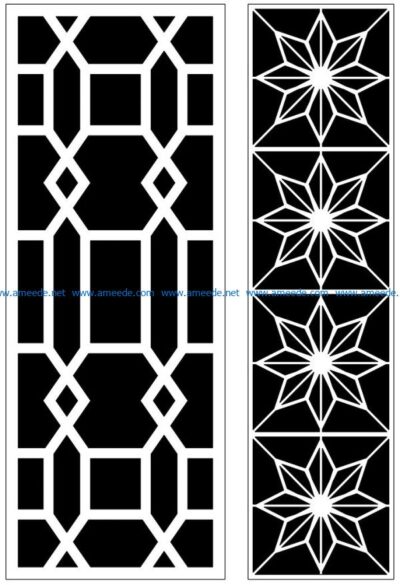 Design pattern panel screen AN00070863 file cdr and dxf free vector download for Laser cut CNC