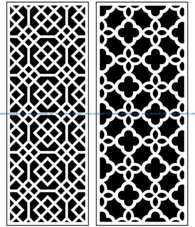 Design pattern panel screen AN00070879 file cdr and dxf free vector download for Laser cut CNC