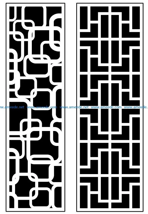 Design pattern panel screen AN00070888 file cdr and dxf free vector download for Laser cut CNC