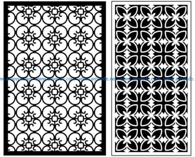Design pattern panel screen AN00070906 file cdr and dxf free vector download for Laser cut CNC