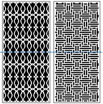 Design pattern panel screen AN00070908 file cdr and dxf free vector download for Laser cut CNC