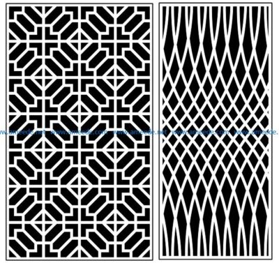 Design pattern panel screen AN00070909 file cdr and dxf free vector download for Laser cut CNC