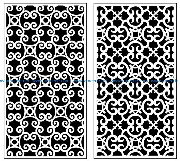 Design pattern panel screen AN00070918 file cdr and dxf free vector download for Laser cut CNC