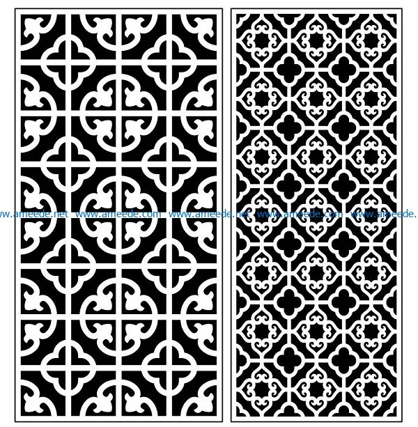 Design pattern panel screen AN00070927 file cdr and dxf free vector download for Laser cut CNC