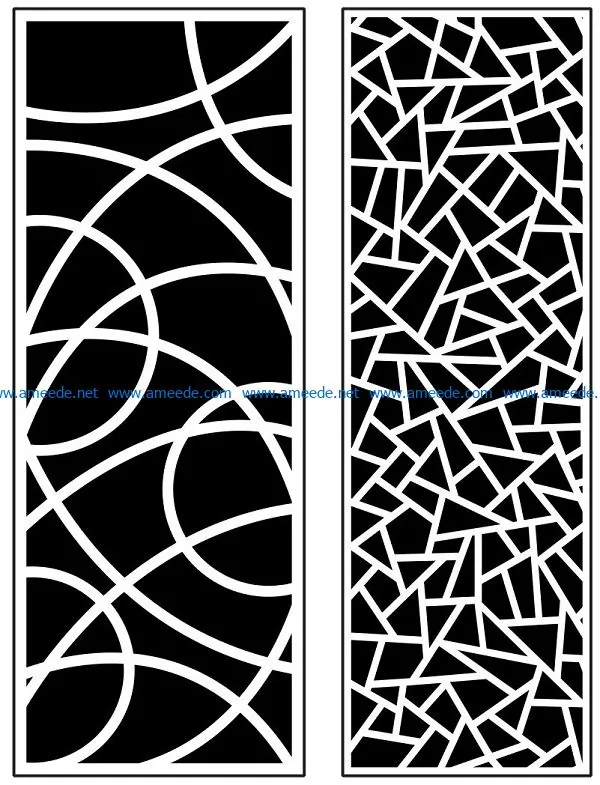 Design pattern panel screen AN00070931 file cdr and dxf free vector download for Laser cut CNC