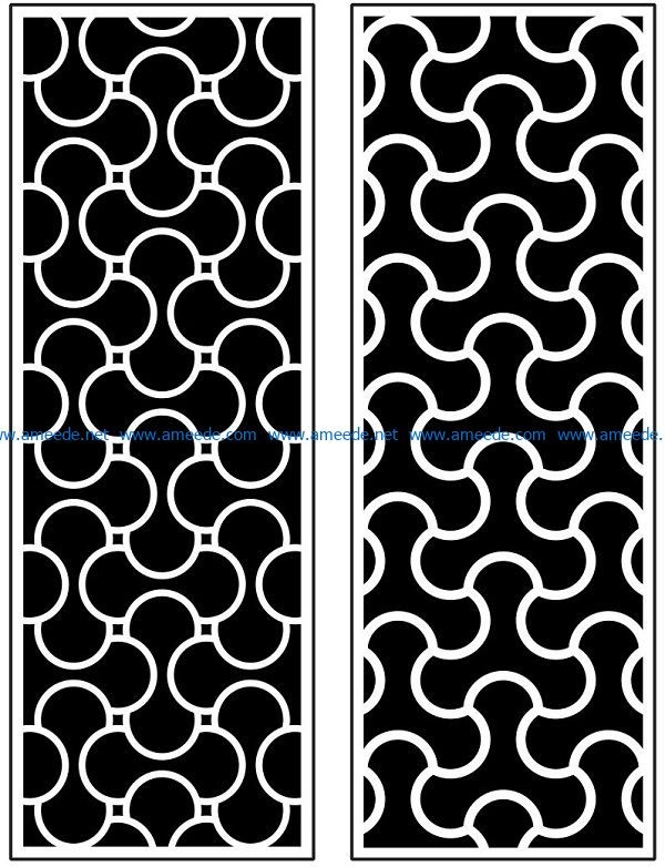 Design pattern panel screen AN00070944 file cdr and dxf free vector download for Laser cut CNC