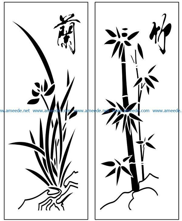 Design pattern panel screen AN00070953 file cdr and dxf free vector download for Laser cut CNC