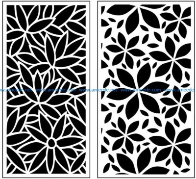 Design pattern panel screen AN00070995 file cdr and dxf free vector download for Laser cut CNC