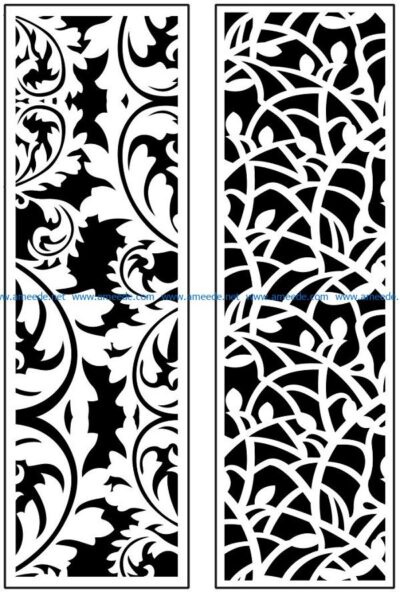 Design pattern panel screen AN00070998 file cdr and dxf free vector download for Laser cut CNC