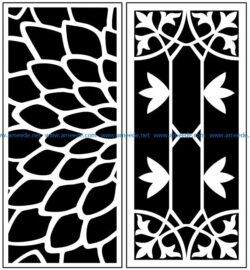 Design pattern panel screen AN00071019 file cdr and dxf free vector download for Laser cut CNC