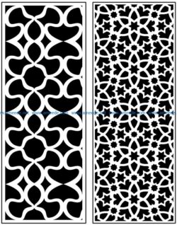 Design pattern panel screen AN00071022 file cdr and dxf free vector download for Laser cut CNC