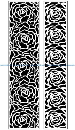 Design pattern panel screen AN00071041 file cdr and dxf free vector download for Laser cut CNC