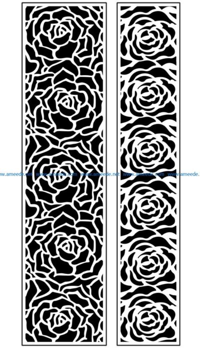 Design pattern panel screen AN00071041 file cdr and dxf free vector download for Laser cut CNC